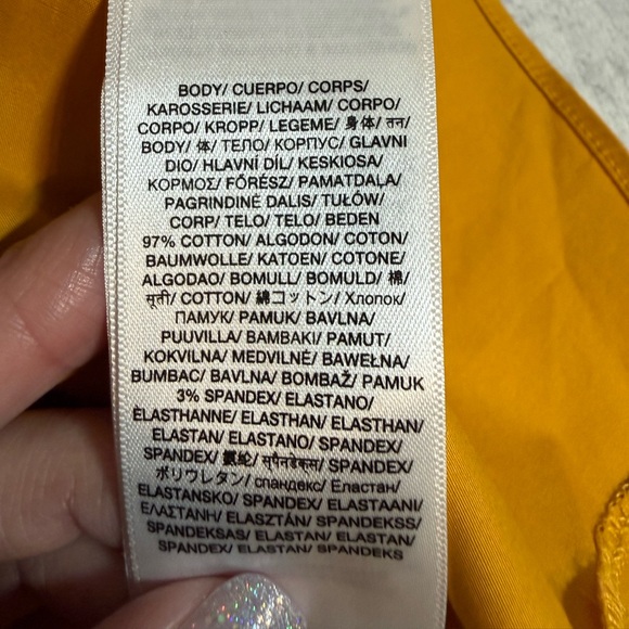 7 For All Mankind One-Shoulder Ruffle Top – Yellow 💛 - Picture 7 of 9